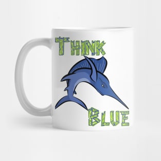 Think blue Mug